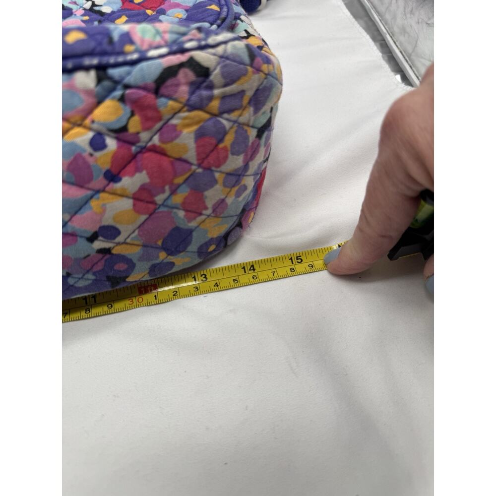 Vera Bradley Flower Floral Laptop Messenger Bag Work Bag Crossbody - Picture 13 of 16